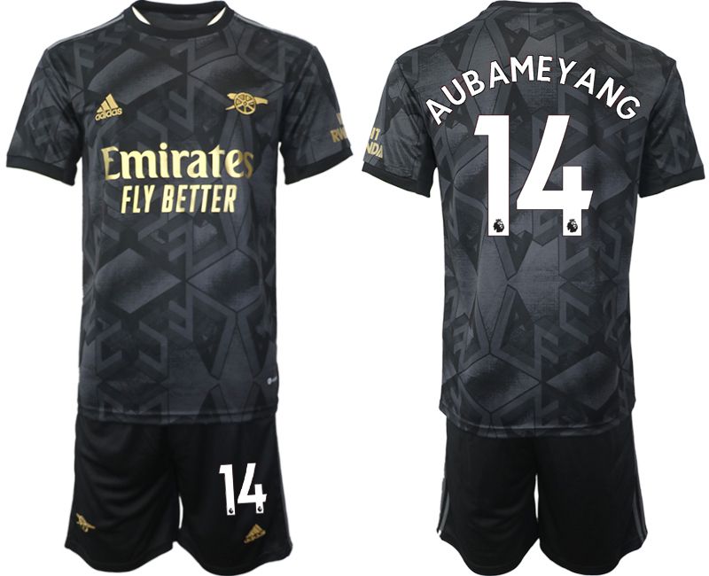 Men 2022-2023 Club Arsenal away black #14 Soccer Jersey